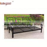 Luxury Modern Iron High Back Metal Furniture Outdoor Garden Furniture Best Selling Big Lounge Chaise Chair thumbnail-1