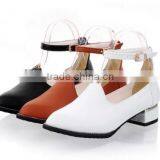 Size 43 Wholesale Women Shoes With Bukle Strap White Shoes CP6476 thumbnail-2