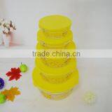 Eco-friendly and Food Grade Cheap Fresh Glass Bowl 5pcs Set With Plastic Lid From Bengbu Cattelan Glassware thumbnail-2