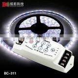 DC5V-24V 8A*3Channel Single Color Led Dimmer Touch Remote Control thumbnail-2