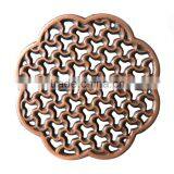 Flower Shape Antique Cast Iron Trivets