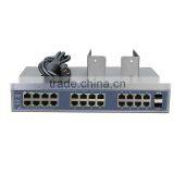 24 Port RJ45 Full Gigabit Network Fiber Switch With 2 Giga SFP Port