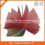 Neon Paper Twist Memo Notepad, Neon Paper Twisted Printing Memo Pads thumbnail-4