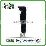 Black Plain Leggings Ankle With Three Layers Finish thumbnail-1