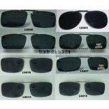 Rimless Spring Clip on Sunglasses, Polarized Sunglasses