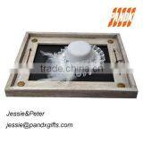 Hairpin With White Small Top Hat and Lace thumbnail-1