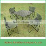 Modern Outdoor Fabric Folding Picnic Table And Chairs thumbnail-1