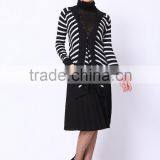 2016 PRETTY STEPS Winter Collections Hot Casual Fashion Women Long Sleeve Striped Tops Cardigan Jacket thumbnail-6