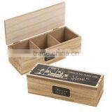 Hotsale Wooden 4 Grids Tea Bag Storage Box thumbnail-5