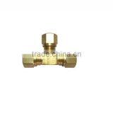 964 Union Tee,Air Brake Fittings for Nylon Tube, Brass Valve thumbnail-2