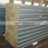 China High Quality Galvanized Color Steel Rock Wool Sandwich Panels thumbnail-1