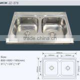 Top Quality Lay on Stainless Steel Kitchen Sink thumbnail-1