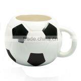 White and Black Soccer Sport Cup