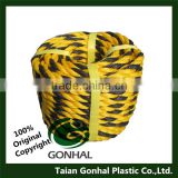 Gonhal High Quality 3 Strands Twisted Polyethylene 9mmx100m Mark Rope