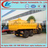 Dongfeng 6x4 Dump Truck With Crane, Dump Truck Mounted Crane thumbnail-4