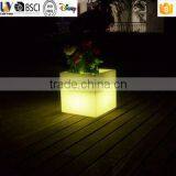 Colorful Cubic Planter/manual Plastic Planter/LED Multi Color Change Planter thumbnail-5