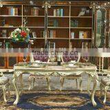 European Style Rectangle Dining Table and Chairs Set, Villa Fashionable Wooden Dining Room Furniture Set (BF01-ML023) thumbnail-1
