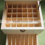China Direct Factory FSC&SEDEX AUDIT Christmas Display 3tier Wooden Doterra 5ml 10ml 15ml Essential Oil Bottle Storage Box thumbnail-5