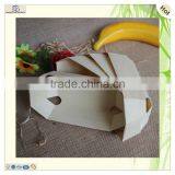 Preferential Disposable Pine Bark Wooden Boat Serving Tray thumbnail-3