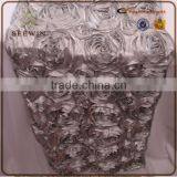 Satin Rosette Table Runner Wedding Decoration thumbnail-3