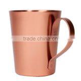 Hammered Copper Mug With Nickel Finish Inside thumbnail-6