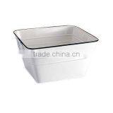 Enamel Gardening Ice Basin Tray With Shelf thumbnail-1
