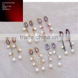 Wholesale 925 Sterling Silver Elegant Handmade Cameo And Pearl Earrings Made in Italy OC4 Cameo 12mm thumbnail-1