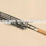 RH-HW232N Non Stick Vegetable BBQ Kitchen Cooking Shish Kabob Grill Basket thumbnail-1