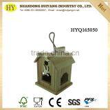 New Unfinished Pine Wood Bird House Cage thumbnail-1