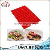 NBRSC 4-Cavity DIY Mini Waffles Cake Chocolate Pan Silicone Tray Baking Mold thumbnail-2