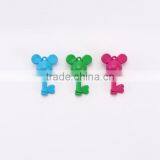 New Design Fancy Heart Key With Mickey Mouse Top 6 Color Crayon, 6 pk Mickey Key Wax Crayon, Novelty Mickey Shaped Crayon Set thumbnail-1