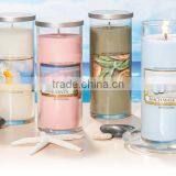 250ml 8oz frosted tall glass candle cup glass candle jar