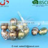 BSCI Audit Factory Popular Design Easter Decorations Plastic Golden Eggs thumbnail-1