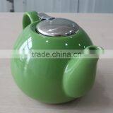 BTHJC-5 Ceramic Green Teapot With S/S Lid and Fliter thumbnail-2