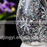 PVC Big Transparent and Black Hat of Snowman for Table Decoration thumbnail-6