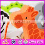 2015 Lovely Wooden Pull Toy for Kids,Best Seller Children Pull Line Toy,High Quality Baby Wooden Toy Pull and Push Toy W05B084 thumbnail-2