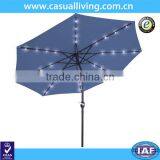 9ft Solar Led Light Led Patio Umbrella thumbnail-1