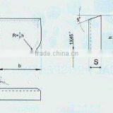 Hard Alloy Products for Processing Tools of Buliding Materials--To Mount the Step Type of Shaving Bits