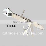 2014 New Stainless Steel Multi Wrench/multi Tools,multi Function Tools Pocket Tool T103-6 thumbnail-1