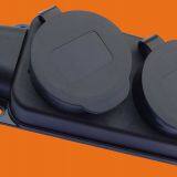 Rubber Three Way Waterproof Socket Outlet (6310E) thumbnail-5