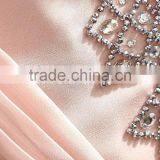 Pink Little Girls Beaded Pleated Back Party Dress HSD8134 thumbnail-4