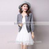Wholesale New Fashion Knitted Cardigan Tops Candy Color Ladies Cardigan Sweater Women Cardigan thumbnail-3