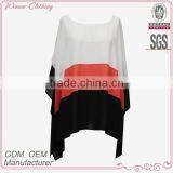 Girls/women Loose Fit White/red/black Chiffon Blouse Patterns thumbnail-1