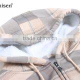 2017 Oem Service Factory Stock Price Wool Plaids Men Coat thumbnail-3