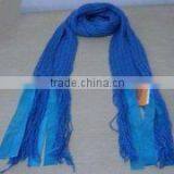 Knitted Chenille Scarf thumbnail-6