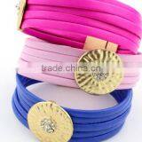 American Summer Leather Flower Bracelets,beach Holiday Gift Bracelets,cheap Promotion Bracelet thumbnail-4