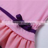 MGOO Latest Design Baby Girl Little Princess Dress Clothes Children Wholesale Black Contrast A Line Dresses CS009 thumbnail-5