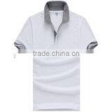 Custom Summer Solid Men Classic Plus Size Cotton Shirts Men Pullover Polos Shirts Casual Men Short Sleeve Wide-Waisted Shirts thumbnail-5