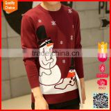 Custom knitted snowmen patterns sweaters mens christmas jumpers