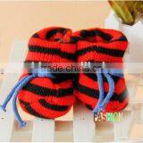 Wholesale Winter Baby Kids Knitted Shoes Stripes Cotton Cute Shoes thumbnail-3